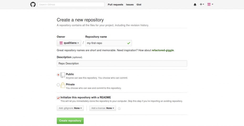 Create Repository