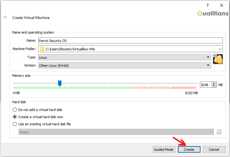 Configure the guest OS