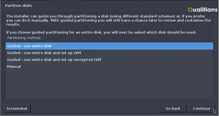 Partition Disks