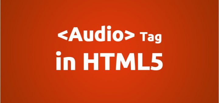 Audio Tag HTML5