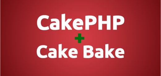 CakePHP with CakeBake