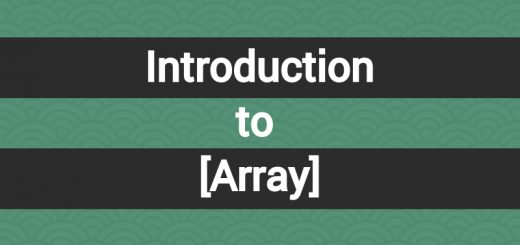 Introduction to Array