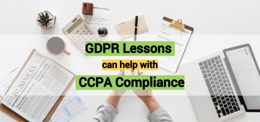 GDPR lessons can help with CCPA Compliance